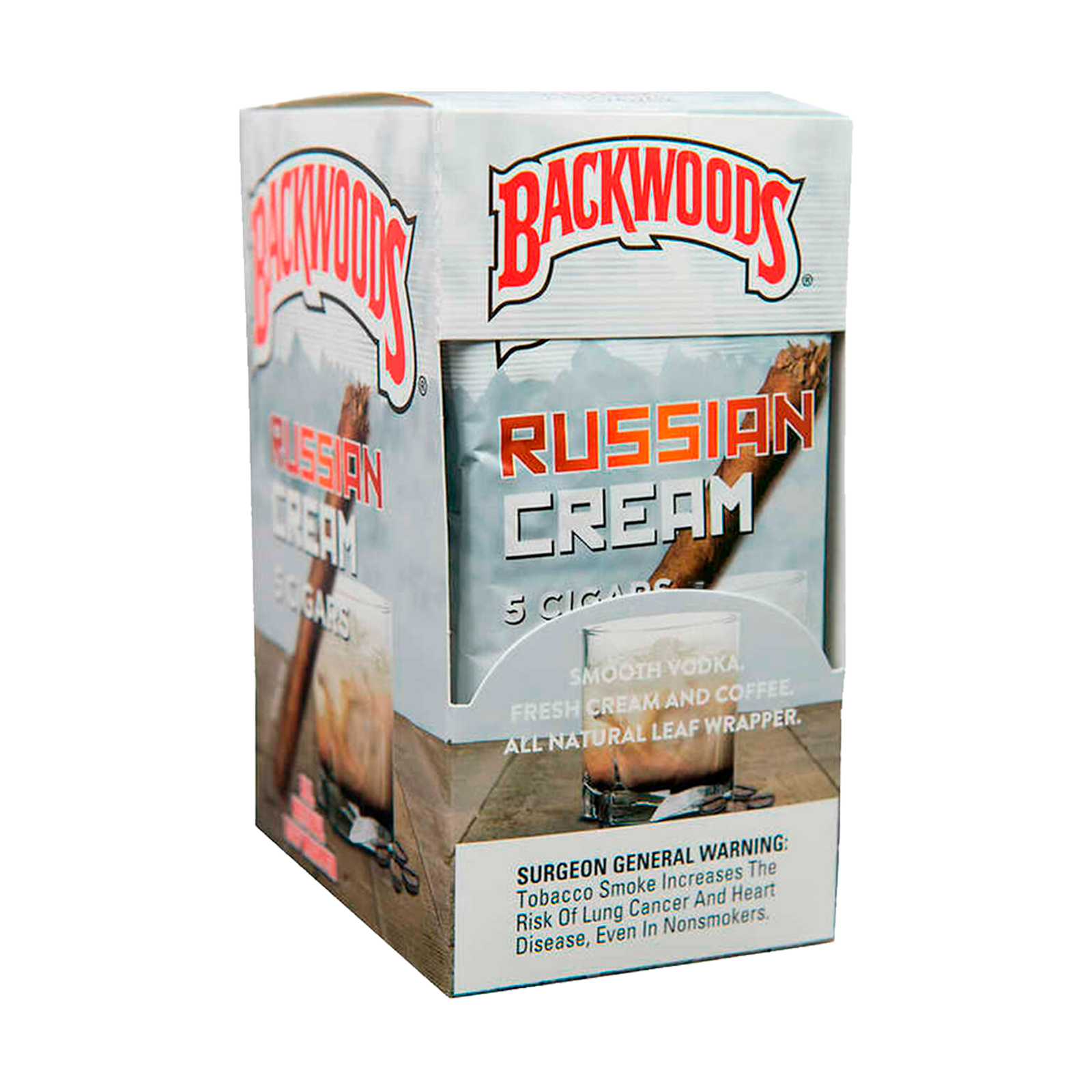 Backwoods Russian Cream cigarillos box