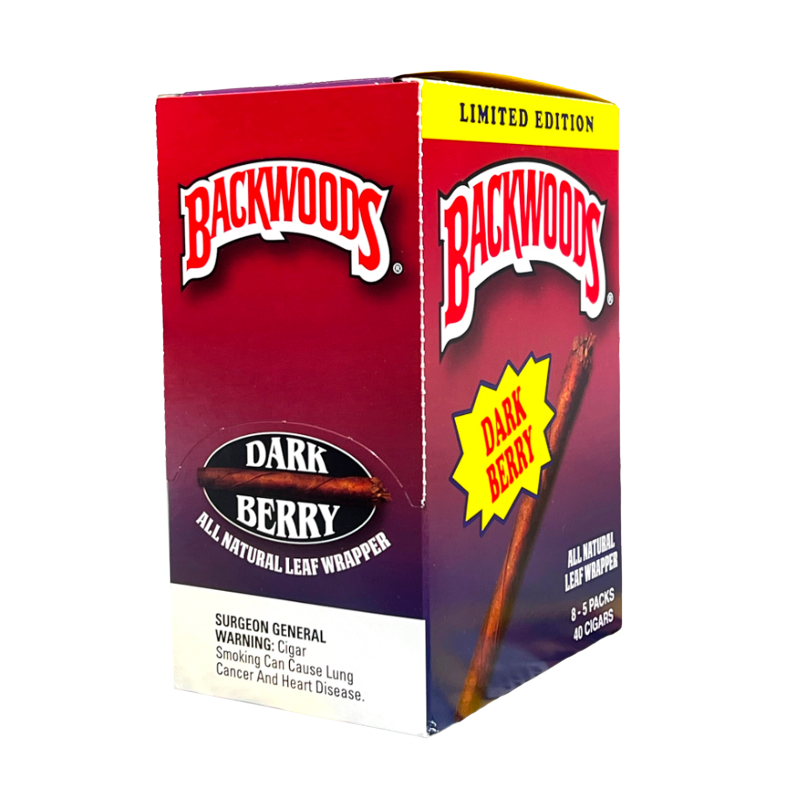 Backwoods Dark Berry cigarillos box