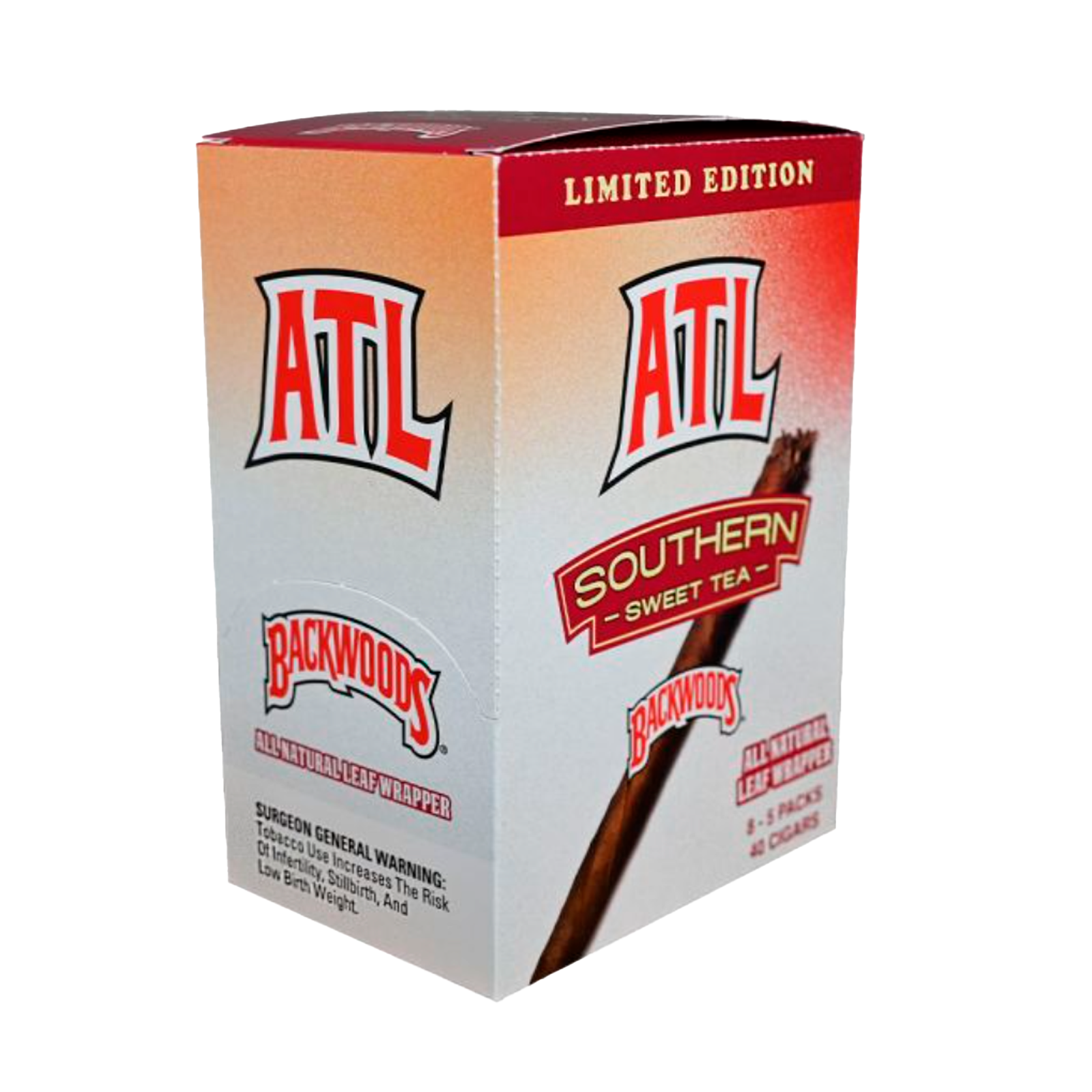 Backwoods Atl Sweet Tea cigarillos box