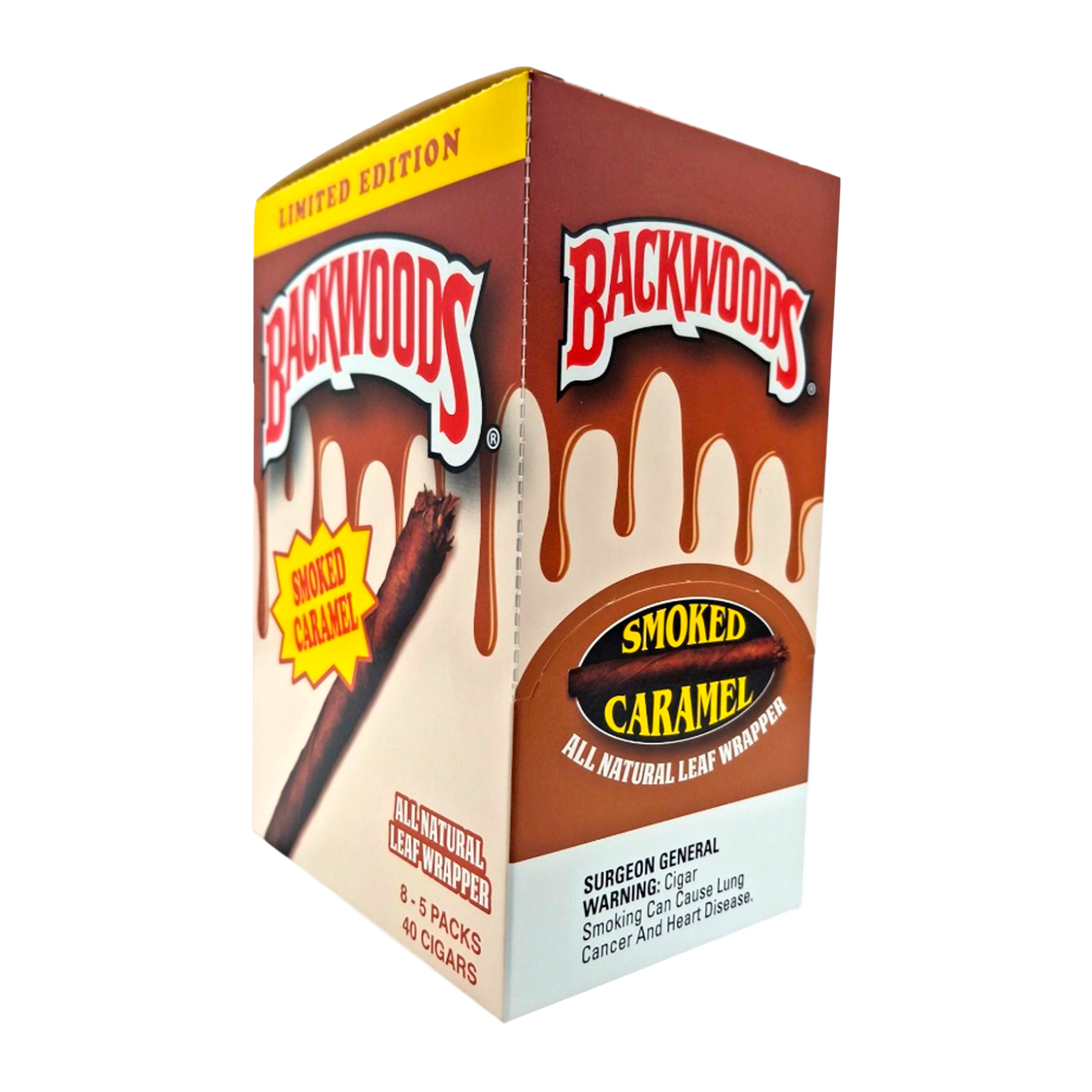 Backwoods Smoked Caramel cigarillos box