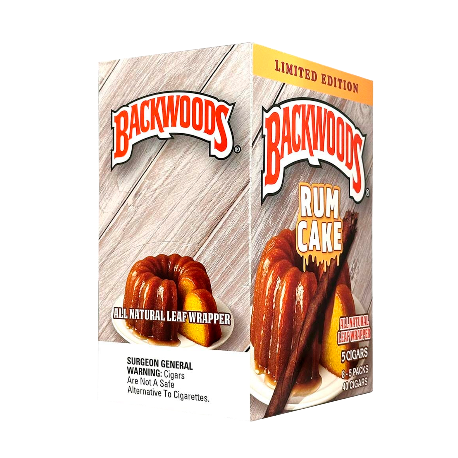 Backwoods Rum Cake cigarillos box