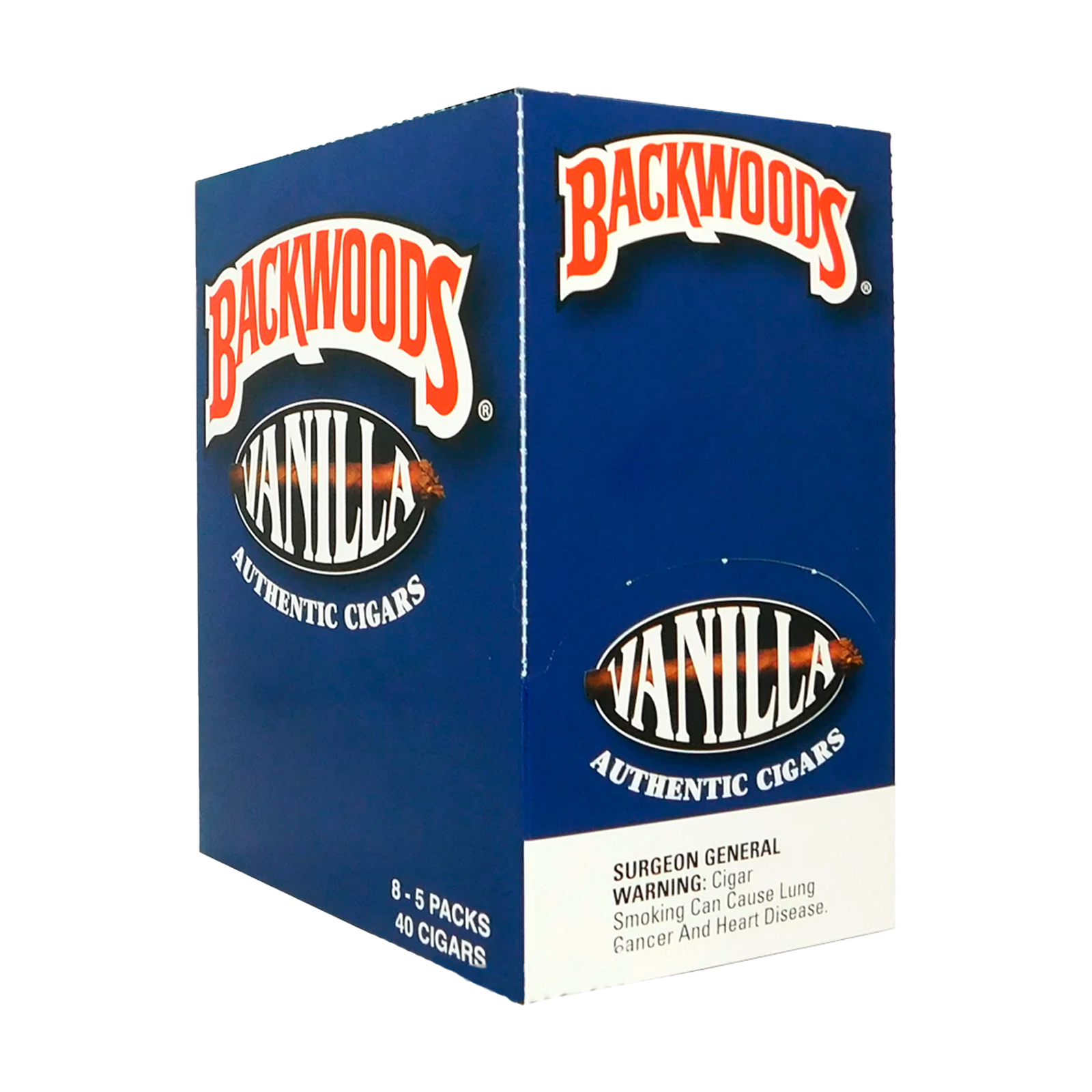 Backwoods Vanilla cigarillos box